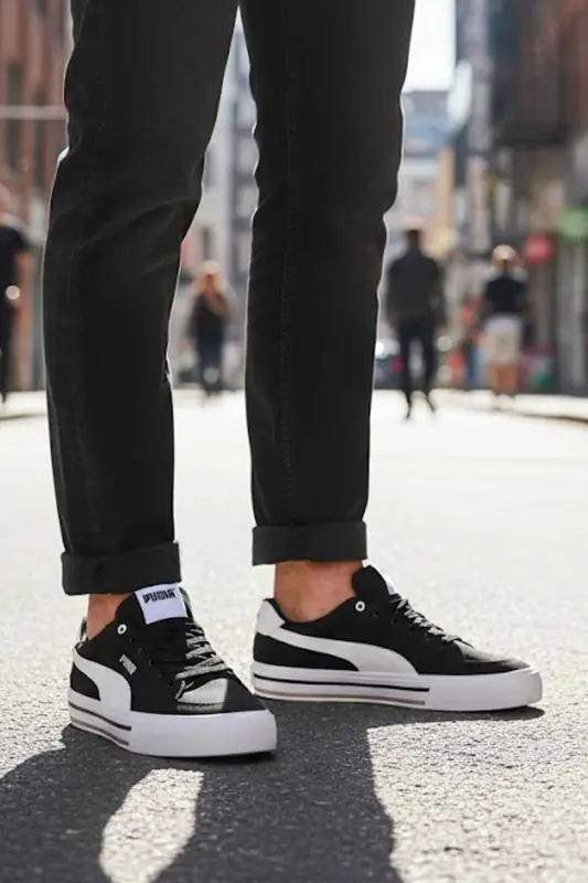 ünisex Snekars Ayakkabı Canvans Court PMR400-RS-7-Çok RenkliSX - PUMA