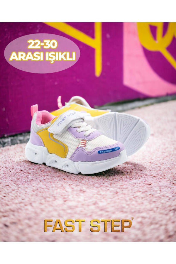 Unisex Spor Rahat Taban Hafif Sneaker Cırt Cırtlı Yazlık Bebek Ve Çocuk Ayakkabısı 141xca018 - 6