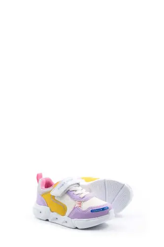 Unisex Çocuk Sneaker Ayakkabı 141XCA018 - Lila Beyaz - 5