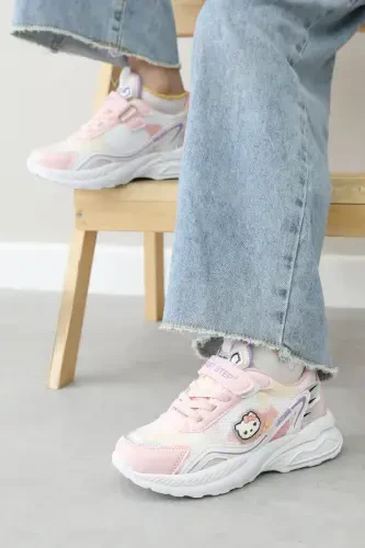 Unisex sport yengil, qulay pog'ona bilan yozgi chaqaloq va bolalar poyabzali, Velcro 615xca305 - 1