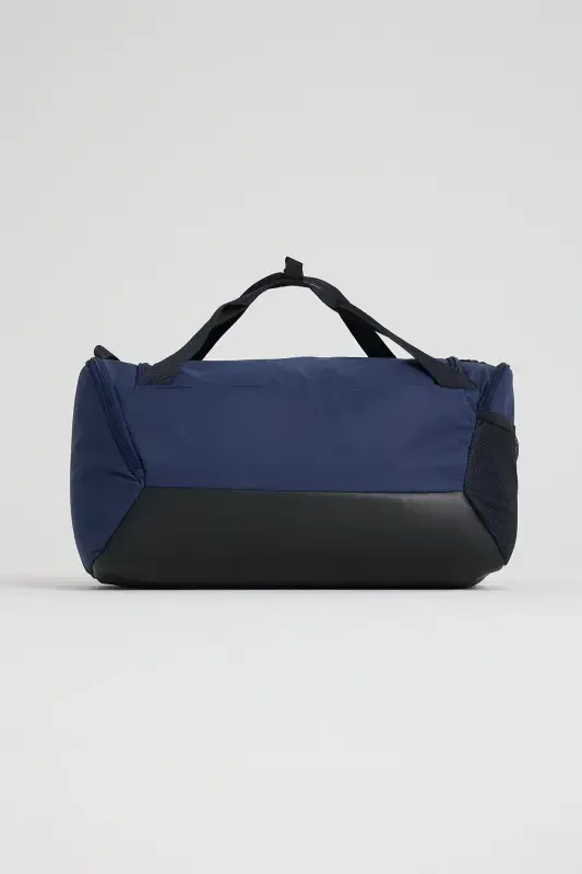 Unisex Sports Fitness and Travel Bag with Shoe Compartment - Navy Blue - 2