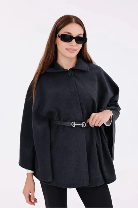 Unisex Stone Cotton Turtleneck Sweatshirt Slim Fit Turtleneck Sweater-Stone - 1