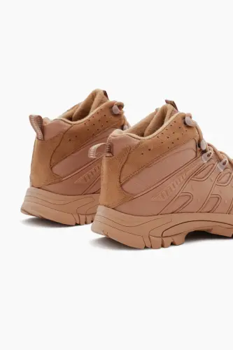 Unisex Taba Qulay Qolip Suv o'tkazmaydigan xususiyatli bog'ichli botinkalar-Taba - 5