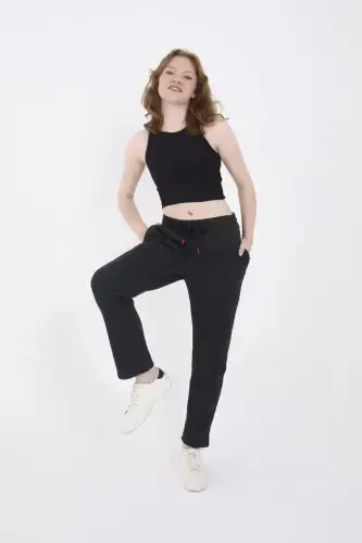 Unisex Three Thread Basic Sweatpants - Anthracite - 3