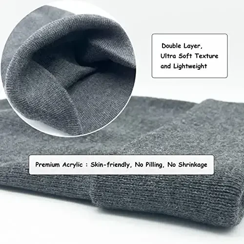 Unisex Triko Yumshoq Issiq Manjetli Shlyapa Qishki Kamuflyaj Erkaklar Ayollar uchun Shlyapalar - 5