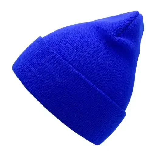 Unisex Trikotaj Yumshoq Issiq Manjetli Beanie Shlyapa Qishki Kamuflyaj Erkaklar Ayollar uchun Shlyapalar - 2