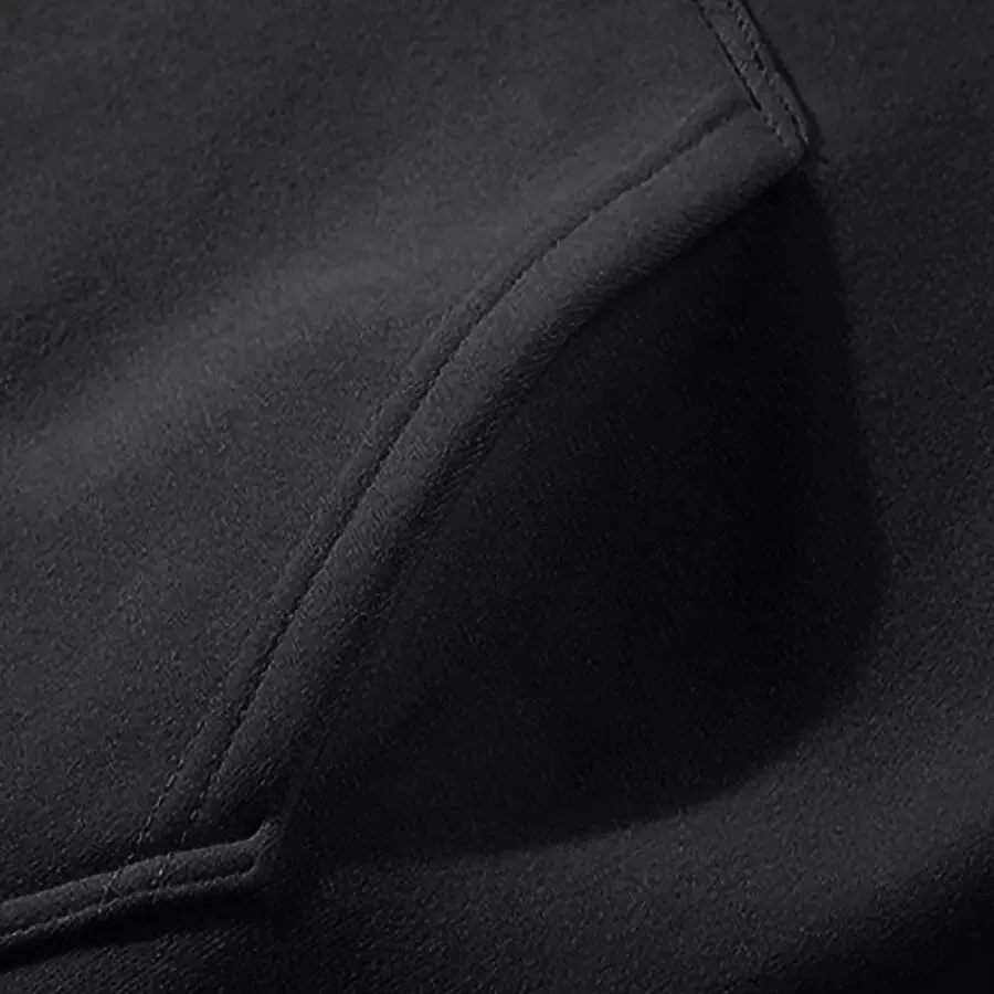 Unisex Two Piece Tracksuit Set Long Sleeve Sweatsuits & Pants Casual Outfits Clearance Men's And Women's Sports Tracksuits Pullover Hoodies Sweatpants Fall Winter Suit Black L - 3