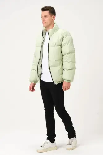 Unisex Ветрозащитная Непромокаемая Куртка-Бомбер Oversize Водоотталкивающая - СВЕТЛО-ЗЕЛЕНЫЙ - 3