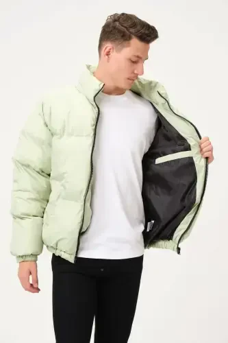 Unisex Ветрозащитная Непромокаемая Куртка-Бомбер Oversize Водоотталкивающая - СВЕТЛО-ЗЕЛЕНЫЙ - 5