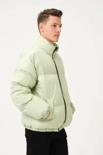 Unisex Ветрозащитная Непромокаемая Куртка-Бомбер Oversize Водоотталкивающая - СВЕТЛО-ЗЕЛЕНЫЙ - 7