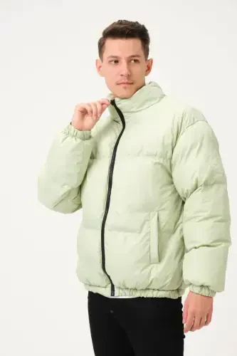 Unisex Ветрозащитная Непромокаемая Куртка-Бомбер Oversize Водоотталкивающая - СВЕТЛО-ЗЕЛЕНЫЙ - 8