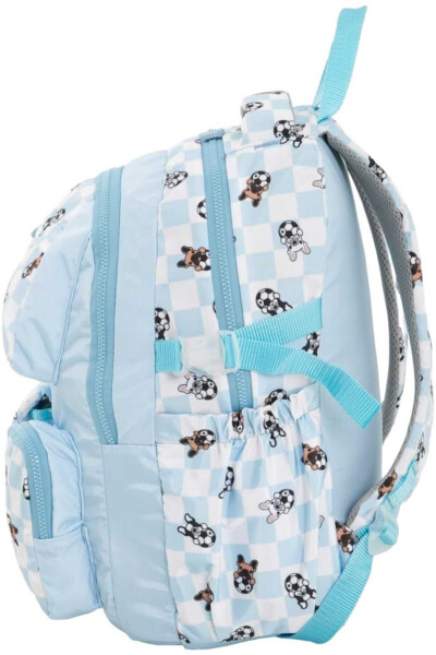 Unisex Waterproof Checkered Colorful Backpack School Bag - 3