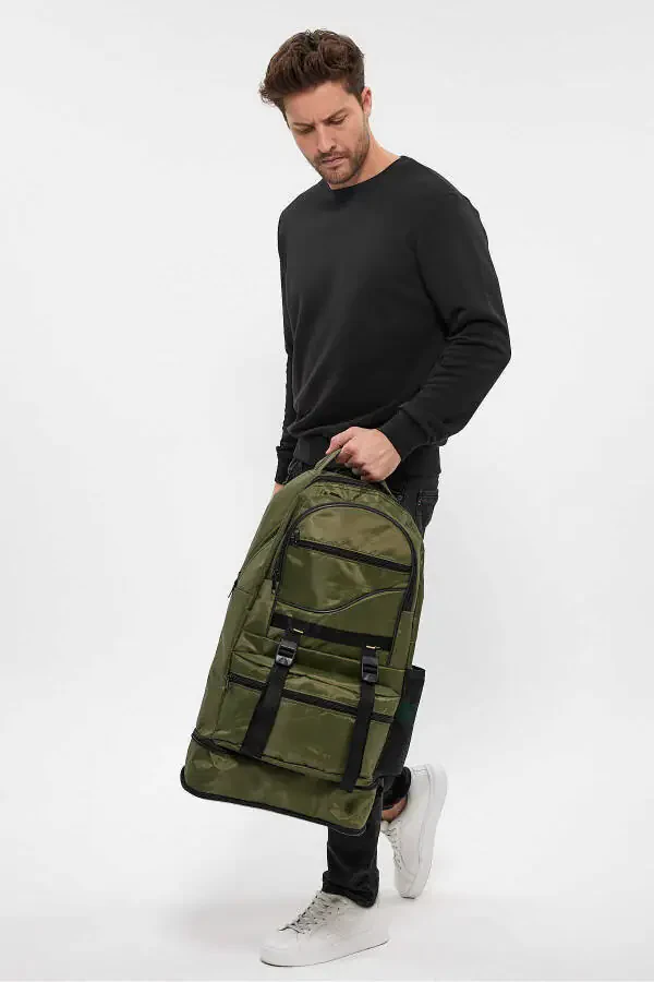 Unisex Waterproof Gusseted Mountaineering Camping Travel Earthquake Military Backpack - 8