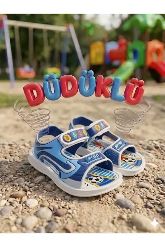 Unisex Whistle Baby Beach Pool Non-Slip Sandals - 1