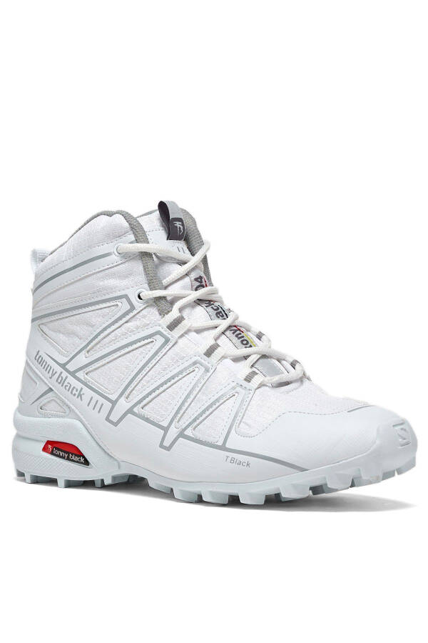 Unisex White Comfortable Fit Trekking Boots - 1