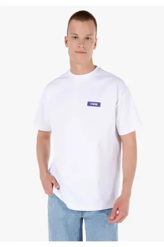 Unisex White Lilseb Slogan T-Shirt - 5