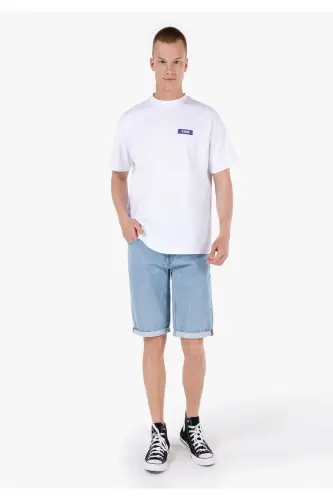 Unisex White Lilseb Slogan T-Shirt - 7