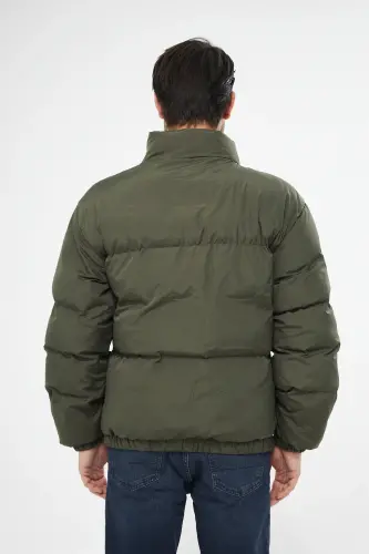 Unisex Yağmur Rüzgar Geçirmez Bomber Oversize Mont Ceket Kaban Waterproof MM-153-HAKİ - 5