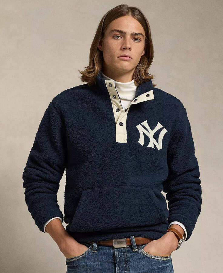 Unisex Yankees Pullover Aviator Navy/deckwash White - 4