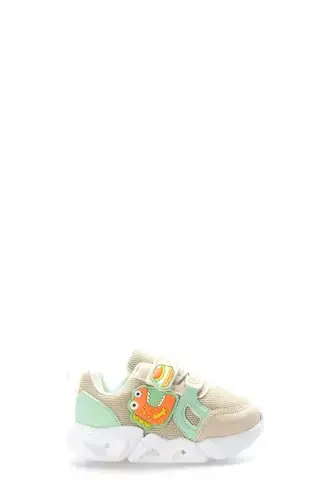 Unisex Yorug'likli Chaqaloq Sport Engil Tag'li Krossovka Yozgi Poyafzal Bej 461BA105 - 1