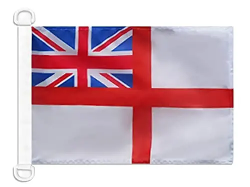 United Kingdom Naval Ensign NAUTICAL Flag 18'' x 12'' - UK - British - England War flags 30 x 45 cm. - Banner 12x18 in for boat - AZ FLAG - 1