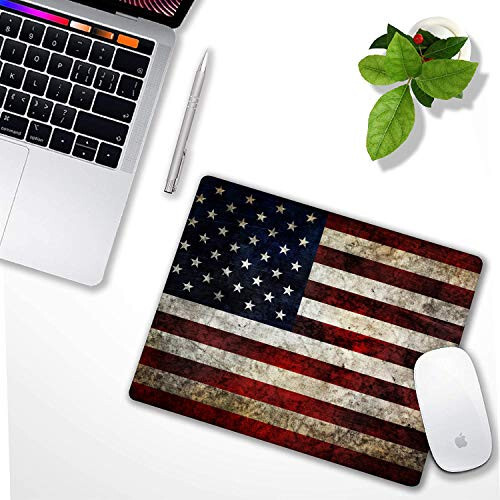 United States National Flag Mousepad Non-Slip Rubber Base Mouse Pads for Computers Laptop Office Desk Accessories Mouse pad (National Flag, 1pc) - 4