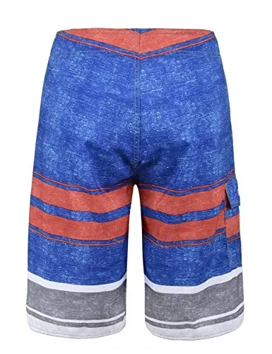 Unitop erkaklar uchun taxta shortilar Yozgi ta'til Surf Trunks Tez quriydi - 3