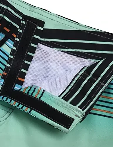 unitop Men's Board Shorts Summer Holiday Surf Trunks Quick Dry - 4