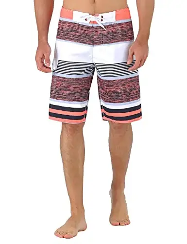 unitop Men's Board Shorts Summer Holiday Surf Trunks Quick Dry 