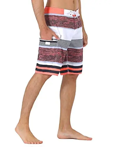 unitop Men's Board Shorts Summer Holiday Surf Trunks Quick Dry - 2