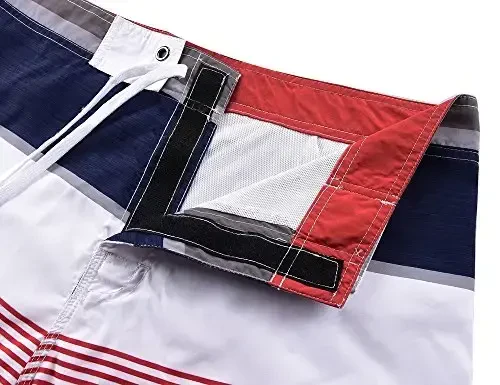 unitop Men's Board Shorts Summer Holiday Surf Trunks Quick Dry - 4