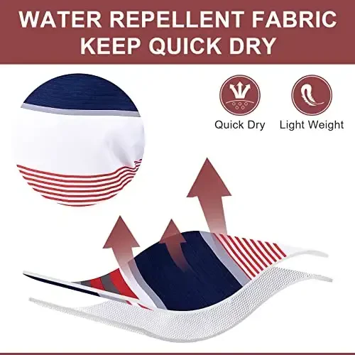 unitop Men's Board Shorts Summer Holiday Surf Trunks Quick Dry - 5