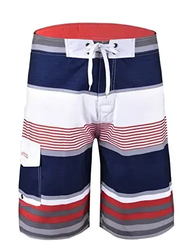 unitop Men's Board Shorts Summer Holiday Surf Trunks Quick Dry - 1