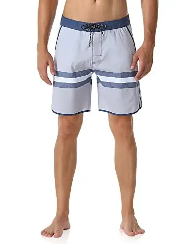 unitop Men's Board Shorts Summer Holiday Surf Trunks Quick Dry 