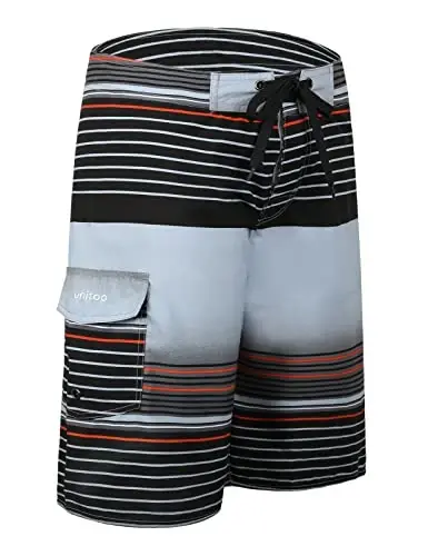 unitop Men's Board Shorts Summer Holiday Surf Trunks Quick Dry - UNITOP (1)