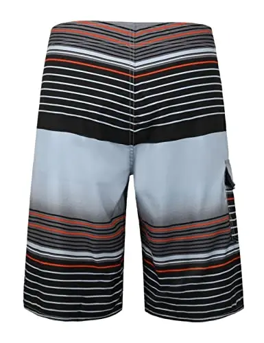 unitop Men's Board Shorts Summer Holiday Surf Trunks Quick Dry - 3