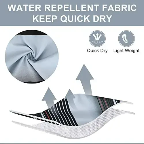 unitop Men's Board Shorts Summer Holiday Surf Trunks Quick Dry - 4