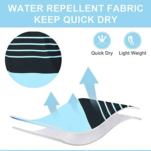 unitop Men's Board Shorts Summer Holiday Surf Trunks Quick Dry - 4