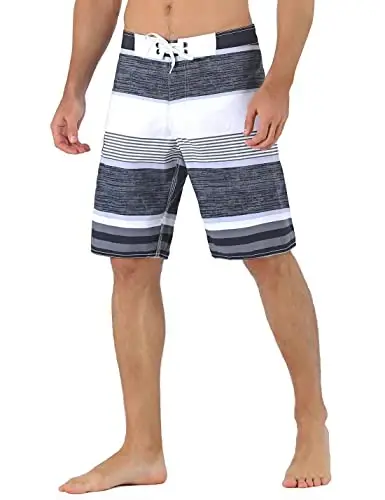 unitop Men's Board Shorts Summer Holiday Surf Trunks Quick Dry - 3