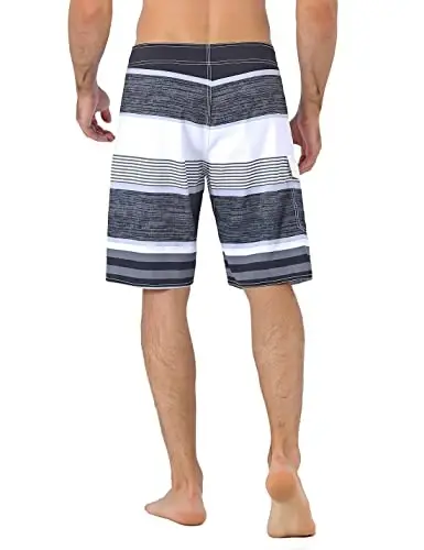 unitop Men's Board Shorts Summer Holiday Surf Trunks Quick Dry - 4