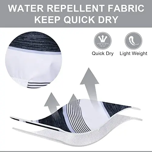 unitop Men's Board Shorts Summer Holiday Surf Trunks Quick Dry - 5