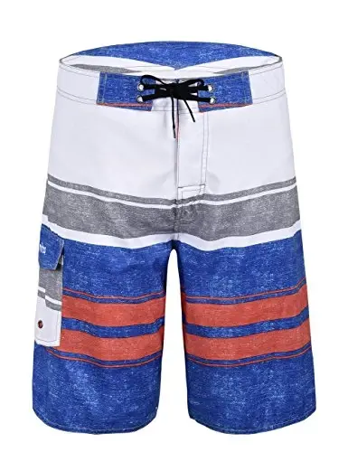 unitop Men's Board Shorts Summer Holiday Surf Trunks Quick Dry - UNITOP