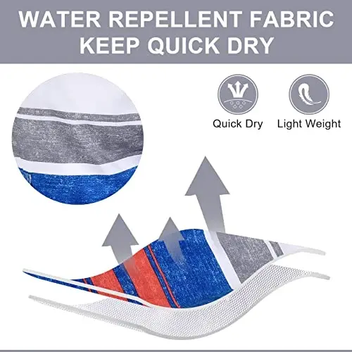 unitop Men's Board Shorts Summer Holiday Surf Trunks Quick Dry - 4