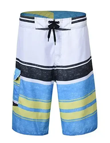 unitop Men's Board Shorts Summer Holiday Surf Trunks Quick Dry - 1