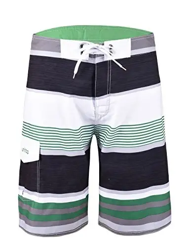 unitop Men's Board Shorts Summer Holiday Surf Trunks Quick Dry - UNITOP