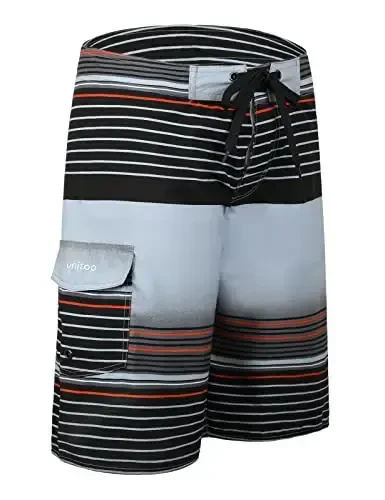 unitop Men's Board Shorts Summer Holiday Surf Trunks Quick Dry - UNITOP (1)