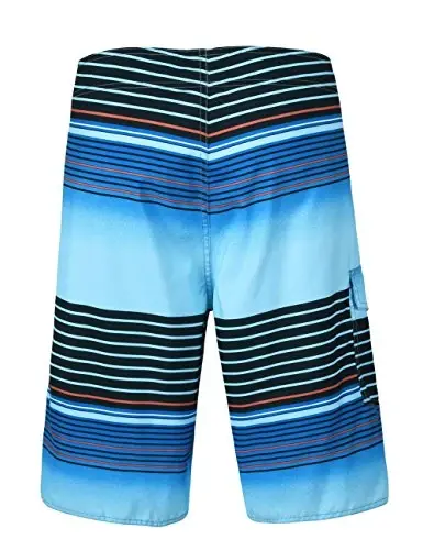 unitop Men's Board Shorts Summer Holiday Surf Trunks Quick Dry - 3