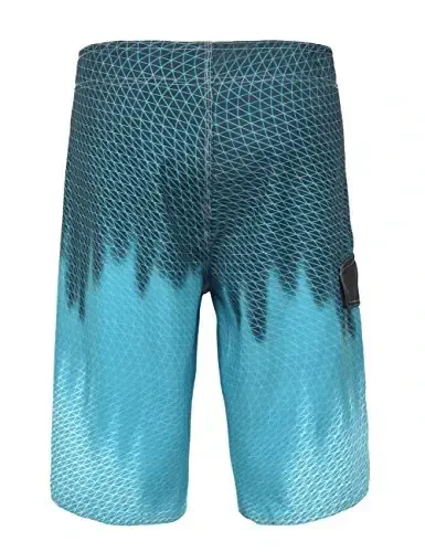 unitop Men's Swim Trunks Beachwear Quick Dry Hawaiian Printed - 3
