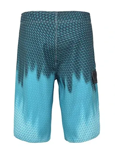 unitop Men's Swim Trunks Beachwear Quick Dry Hawaiian Printed - 3