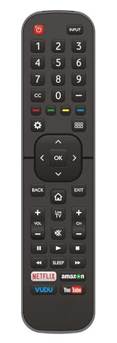 Universal for All Hisense-TV-Remote Compatible with All Hisense 4K LED HD UHD Smart TVs - No Setup Needed - 4